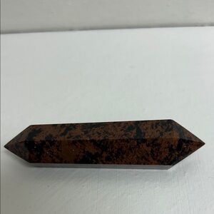 Double terminated Mahogany Obsidian Crystal tower point